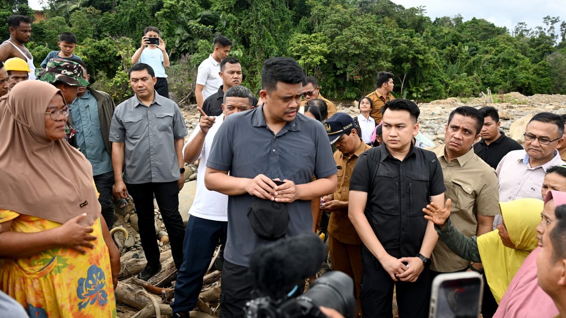 Respons Cepat Bobby Nasution Pastikan Bantuan Pascabencana Tepat Sasaran dan Tekankan Validitas Data di Tapteng