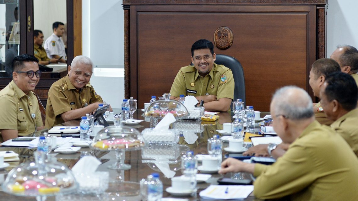 Terima Kunjungan Bupati Asahan, Bobby Nasution Pastikan Percepatan Pembangunan Infrastruktur