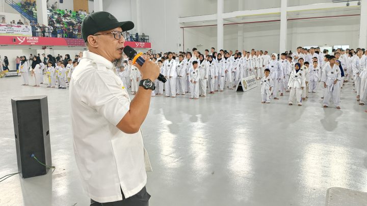 Pengkot Taekwondo Indonesia Kota Medan Gelar Ujian Kenaikan Tingkat