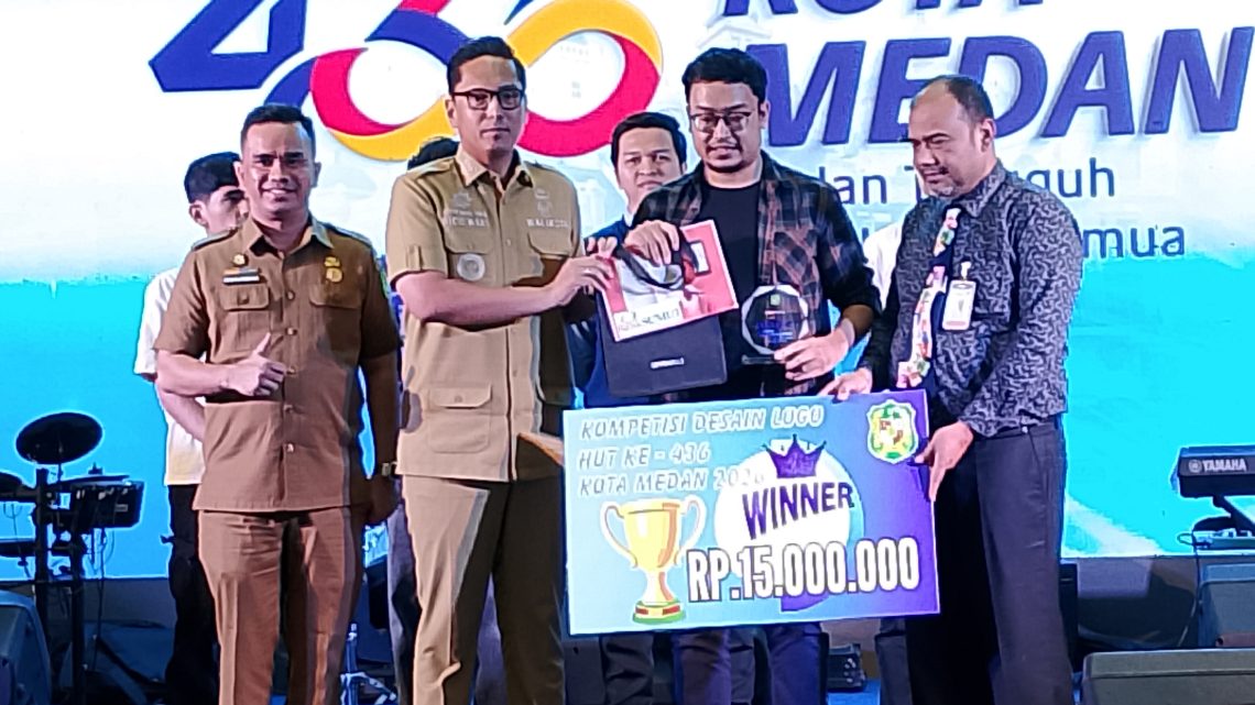 Pengumuman Pemenang Design Logo HUT ke-436 Kota Medan, Rico Waas : Industri Kreatif Semakin Berkembang