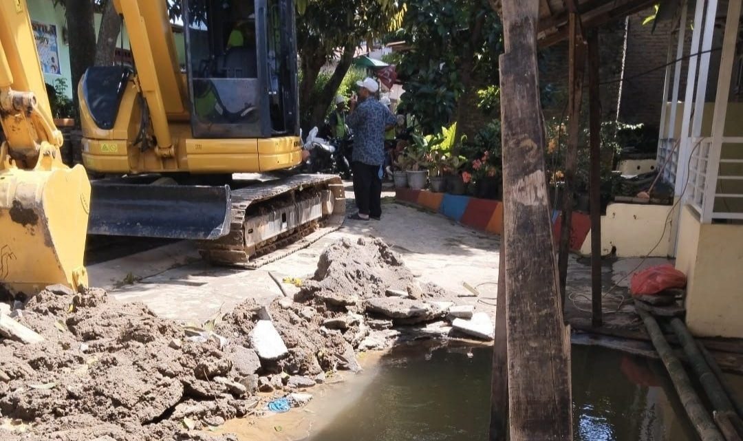 Perbaikan JDU Diameter 1.000 mm Milik Perumda Tirtanadi di Jalan Purwo Gang Family Delitua Akan Berdampak di Beberapa Wilayah