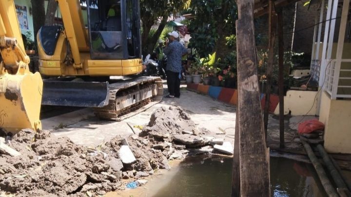 Perbaikan JDU Diameter 1.000 mm Milik Perumda Tirtanadi di Jalan Purwo Gang Family Delitua Akan Berdampak di Beberapa Wilayah