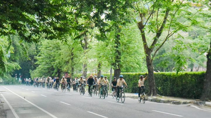 Zakiyuddin Harahap Pimpin Gowes 21 Kilometer Sambil Rapat Tanpa Meja