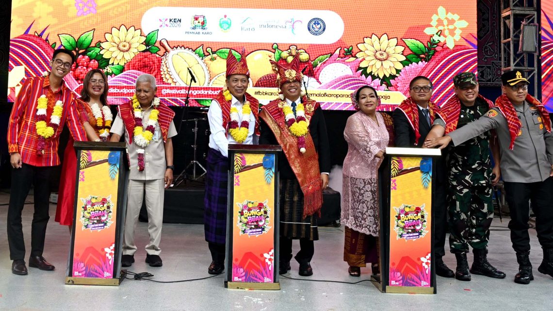 Pemprov Sumut Dorong Festival Bunga dan Buah Karo Jadi Event Internasional