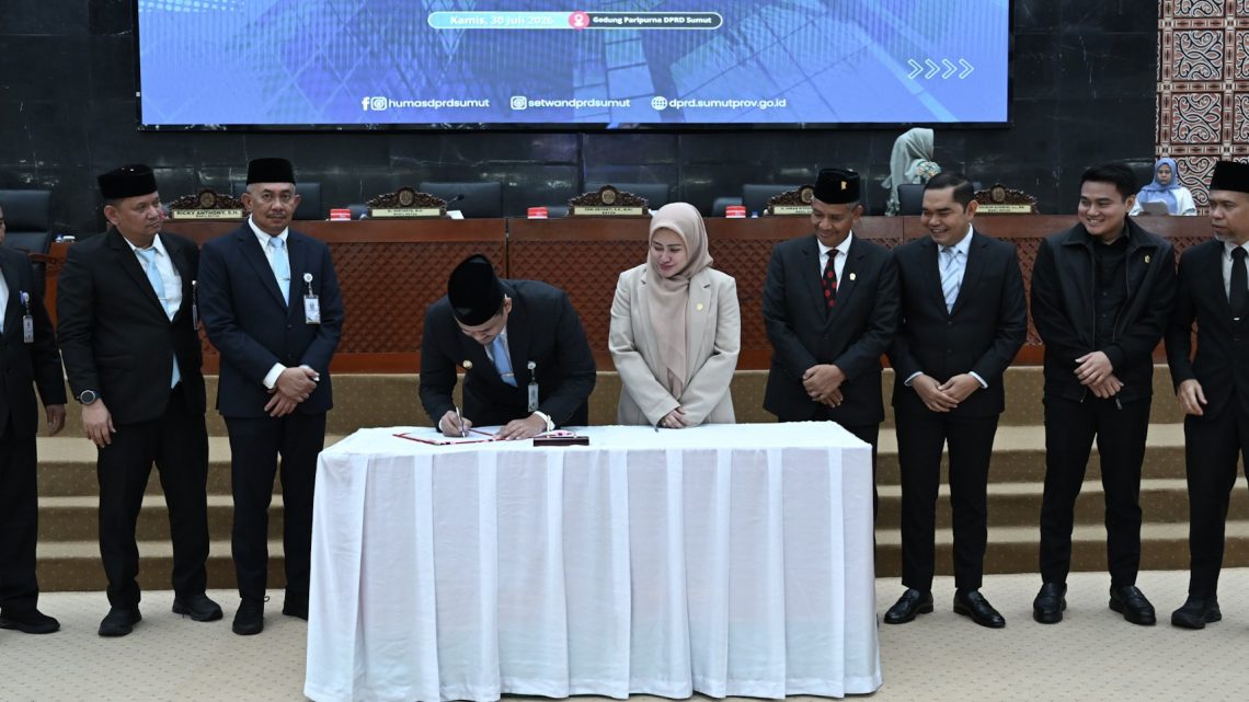 Gubernur Bobby Nasution dan DPRD Sumut Sepakati Ranperda Pertanggungjawaban APBD 2025