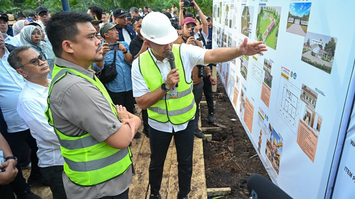 Bobby Nasution Mulai Bangun SMKN 1 Gido, Relokasi Sekolah Langganan Banjir ke Lokasi yang Lebih Layak