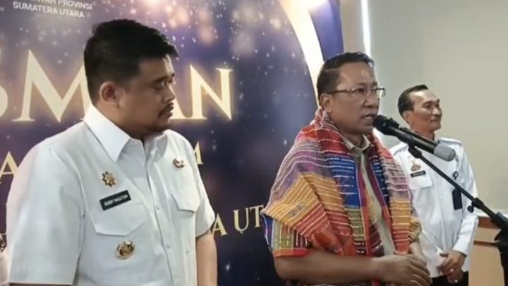 Menkum Supratman Resmikan 6.110 Posbakum di Sumut, Gubernur Bobby Nasution: Penyelesaian Kasus Tertentu Lewat Justice Colaborator