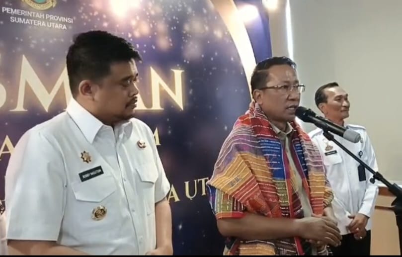 Menkum Supratman Resmikan 6.110 Posbakum di Sumut, Bobby Nasution: Penyelesaian Kasus Tertentu Lewat Justice Colaborator