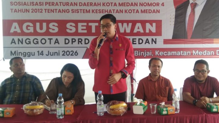 Agus Setiawan: Perda Sistem Kesehatan Kota Medan Masih Perlu Penyempurnaan