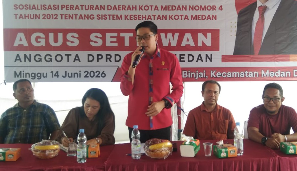 Agus Setiawan: Perda Sistem Kesehatan Kota Medan Masih Perlu Penyempurnaan
