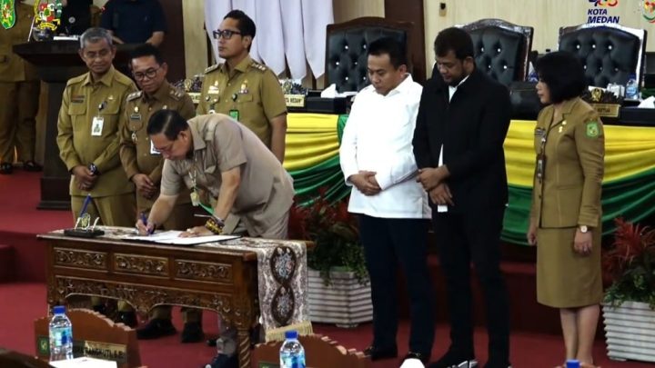 DPRD Medan Sahkan Ranperda LPj Pelaksanaan APBD TA. 2025