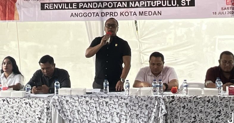 Renville P. Napitupulu Sosialisasikan Perda Penanggulangan Kemiskinan di Kota Medan