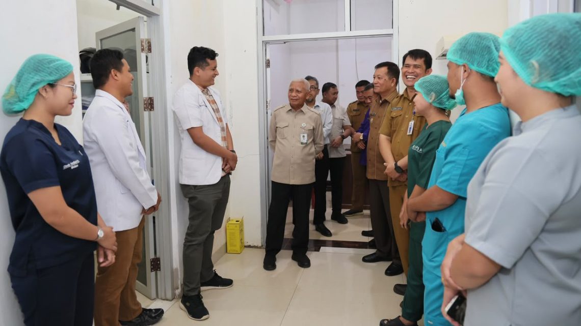 Tinjau RSUD Tafaeri Nias Utara, Wagub Sumut Tegaskan Integritas
