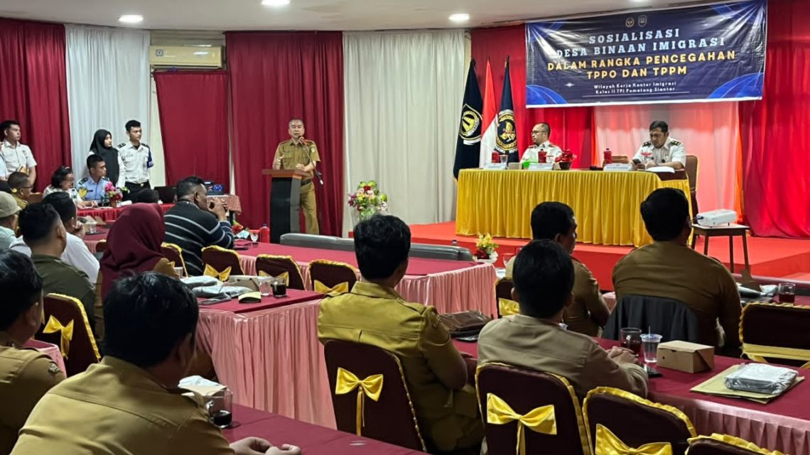 Cegah TPPO, Tebing Tinggi Bentuk Desa Binaan Imigrasi