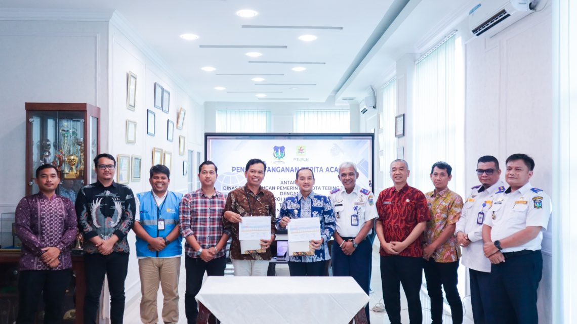 Pemko Tebing Tinggi dan PLN UP3 Pematabgsiantar Tandatangan Berita Acara Efesiensi Daya, Hemat Anggaran Ratusan Juta per Bulan