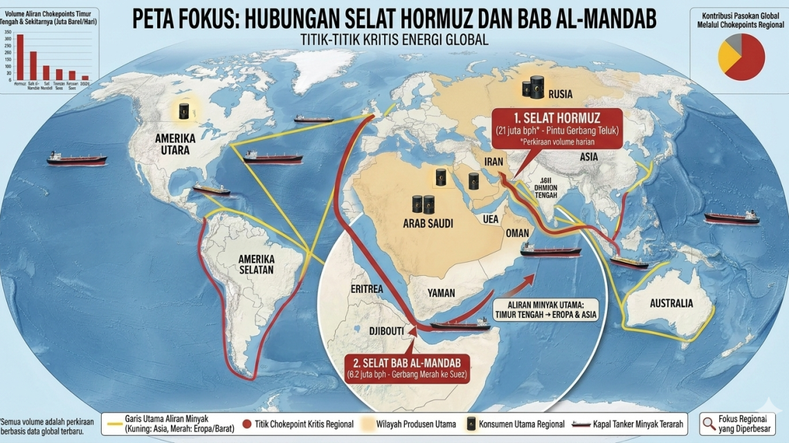 Dua Jalur Perdagangan Minyak Dunia Lumpuh Akibat Perang Amerika Serikat – Iran