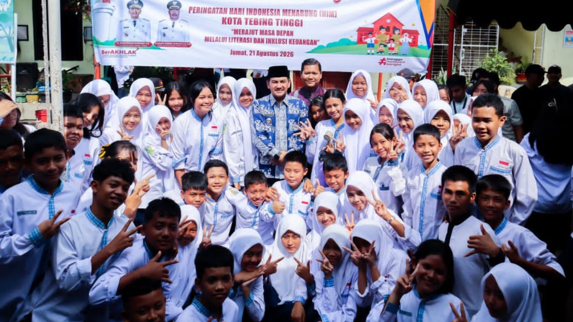 1.200 Pelajar Tebing Tinggi Diajak Budaya Menabung, Wali Kota: Sisihkan Rp1.000 Sehari