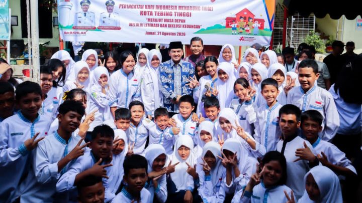 1.200 Pelajar Tebing Tinggi Diajak Budaya Menabung, Wali Kota: Sisihkan Rp1.000 Sehari