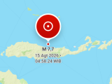 Gempa M7,7 Guncang Flores NTT Hari Ini, BMKG: Berpotensi Tsunami Setinggi 3 Meter