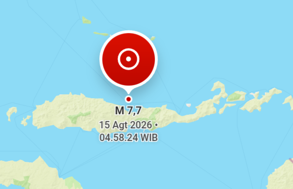Gempa M7,7 Guncang Flores NTT Hari Ini, BMKG: Berpotensi Tsunami Setinggi 3 Meter