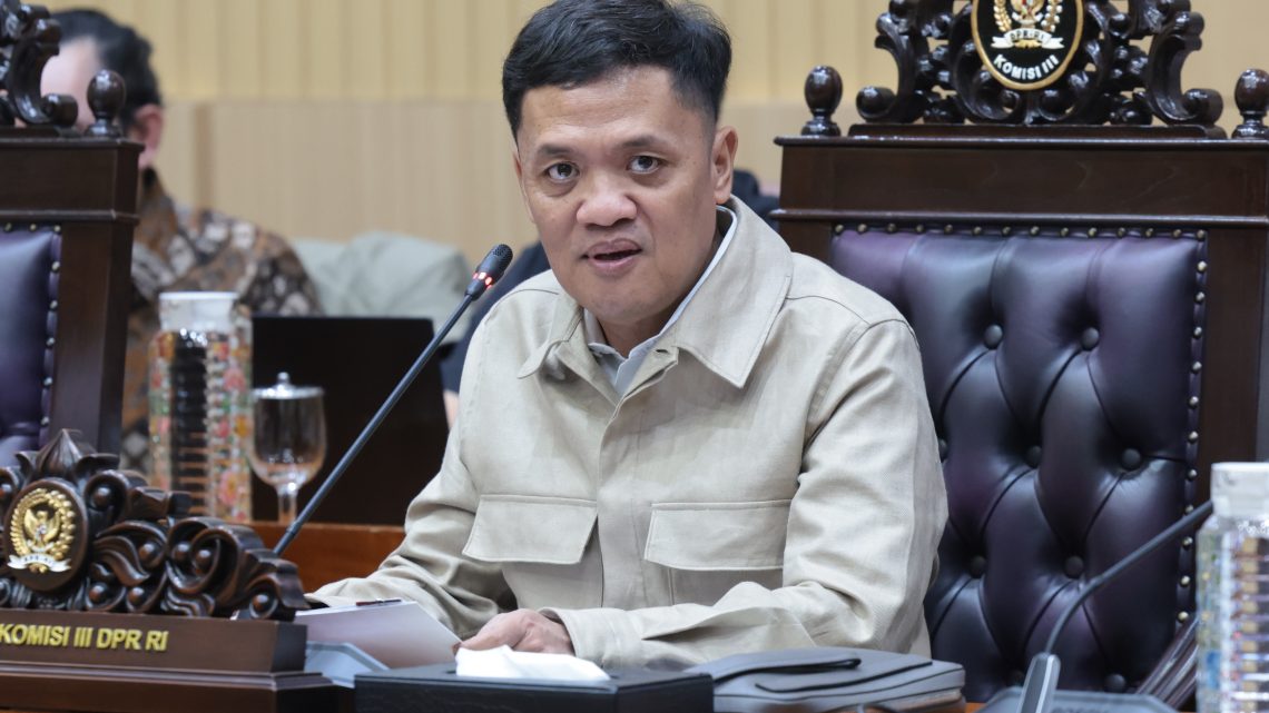 Ketua Komisi III DPR RI : RUU Perampasan Aset Disusun Terbuka, Libatkan Pengacara Senior