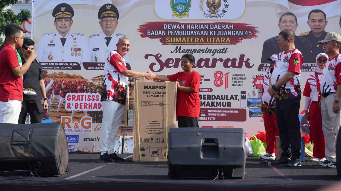 Pj. Sekdaprov Sumut Ajak Masyarakat Isi Kemerdekaan Dengan Karya, Prestasi dan Semangat Persatuan