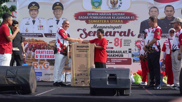 Pj. Sekdaprov Sumut Ajak Masyarakat Isi Kemerdekaan Dengan Karya, Prestasi dan Semangat Persatuan