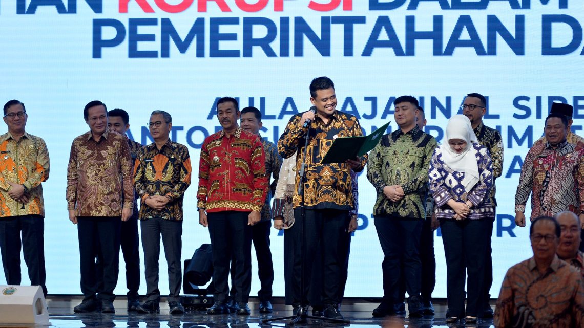 Teken Komitmen Bersama KPK, Bobby Nasution Dorong Pencegahan Korupsi Dilakukan Komprehensif
