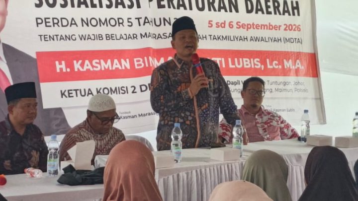 Kasman M. Lubis Dorong Penguatan MDTA, Bentengi Generasi Muda Pengaruh Negatif