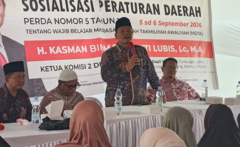 Kasman M. Lubis Dorong Penguatan MDTA, Bentengi Generasi Muda Pengaruh Negatif