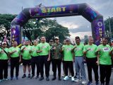 Puluhan Ribu Warga Medan Lari Bareng Rico Waas dan Pangdam di HUT ke-81 TNI