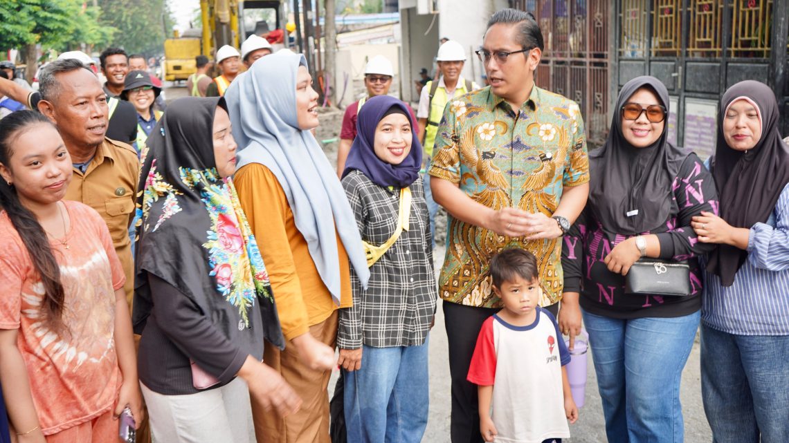 Bukan Cuma Ditambal, Drainase Gaperta Diperlebar 2 Kali Lipat, Rico Waas Langsung Pantau Pengerjannya