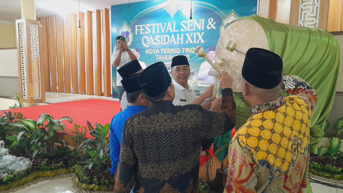 Buka Festival Qasidah XIX, Sekda Tebing Tinggi: Ini Benteng Moral Generasi Muda